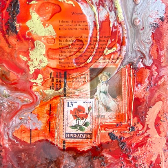 Mother’s Day 1968 - Original Art Mixed Media Collage Artwork by Tristina Dietz E - Picture 4 of 9